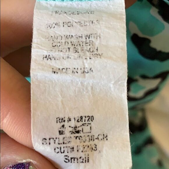 Buttons brand leopard work blouse - Picture 3 of 3